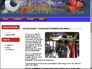 Web site www.azautodoctor.com, Arizona Auto Doctor