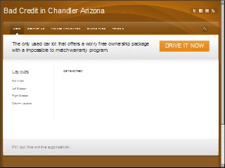 Web site www.azjdb.com, J D Byrider Auto Sales