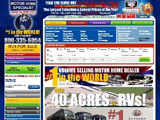 Web site www.beaudryrv.com, Beaudry RV Co