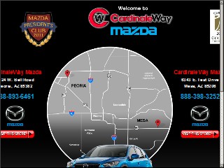 Web site www.biddulphmazda.com, Biddulph Mazda & Imports