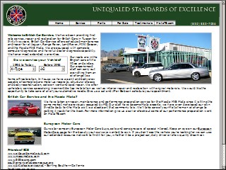 Web site www.britishcarservice.com, British Car Svc