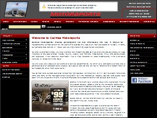 Web site www.cochisemotorsports.com, Cochise Motorsports