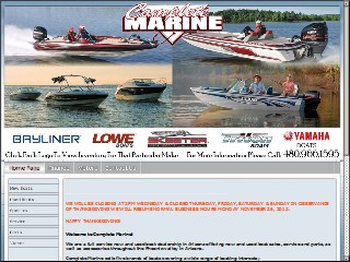 Web site www.completemarine.com, Complete Marine Inc