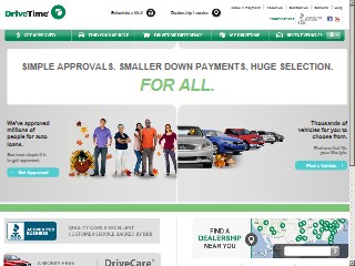 Web site www.drivetime.com, Drive Time Car Sales