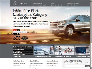 Web site www.mbusa.com, Mercedes Benz Of Tucson