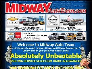 Web site www.midwayautoteam.com, Midway PONTIAC-GMC-Buick