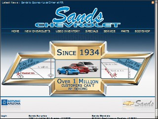 Web site www.phoenixchevy.com, Bill Heard Chevrolet