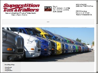 Web site www.stlaz.com, Superstition Trailers