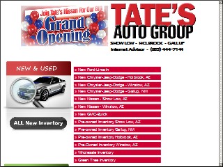 Web site www.tateautocenter.com, Tate Ford Lincoln Mercury Inc