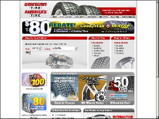 Web site www.tires.com, Discount Tire Co